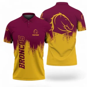 Brisbane Broncos NRL Polo Shirt NRL02121624355, Gift For Fan Brisbane Broncos