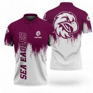 Manly Warringah Sea Eagles NRL Polo Shirt NRL02121624357, Gift For Fan Manly Warringah Sea Eagles