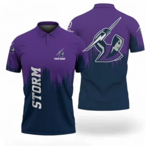 Melbourne Storm NRL Polo Shirt NRL02121624359, Gift For Fan Melbourne Storm