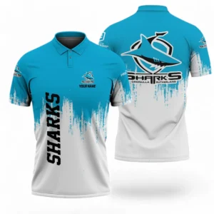 Cronulla Sharks NRL Polo Shirt NRL02121624363, Gift For Fan Cronulla Sharks