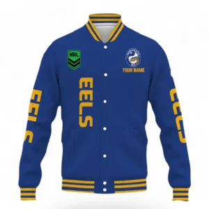 Parramatta Eels NRL Baseball Jacket NRL02121624710, Gift For Fan Parramatta Eels