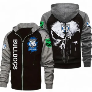 Canterbury-Bankstown Bulldogs NRL Zipper Hoodie NRL05122024052, Gift For Fan Canterbury-Bankstown Bulldogs