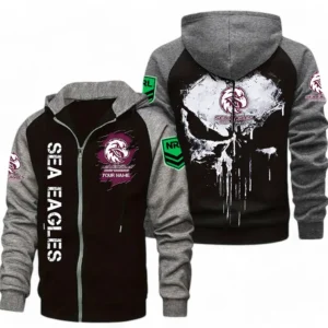 Manly Warringah Sea Eagles NRL Zipper Hoodie NRL05122024055, Gift For Fan Manly Warringah Sea Eagles