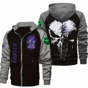 Melbourne Storm NRL Zipper Hoodie NRL05122024056, Gift For Fan Melbourne Storm