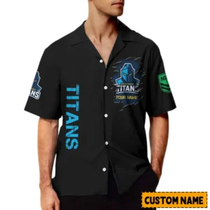 Gold Coast Titans NRL Hawaiian Shirt NRL05122024163, Gift For Fan Gold Coast Titans