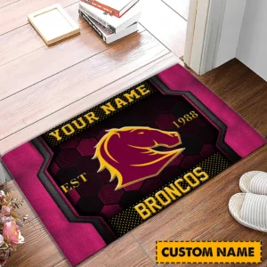 Brisbane Broncos NRL Doormat NRL05122124204, Gift For Fan Brisbane Broncos