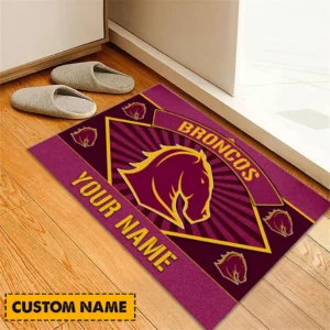 Brisbane Broncos NRL Doormat NRL05122124219, Gift For Fan Brisbane Broncos