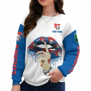 Newcastle Knights NRL Sweatshirt NRL06121724038, Gift For Women Fan Newcastle Knights