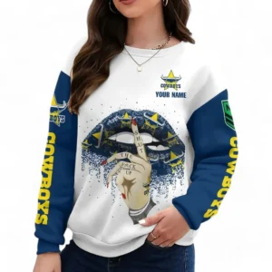 North Queensland Cowboys NRL Sweatshirt NRL06121724039, Gift For Women Fan North Queensland Cowboys