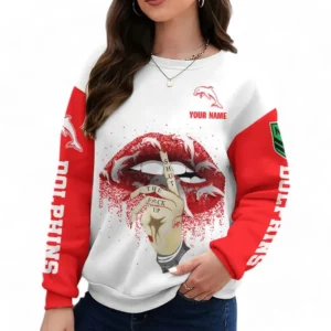 Redcliffe Dolphins NRL Sweatshirt NRL06121724042, Gift For Women Fan Redcliffe Dolphins