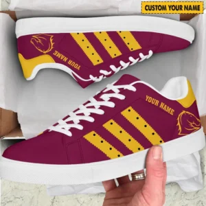 Brisbane Broncos NRL Skate Shoes NRL06121924130, Gift For Fan Brisbane Broncos