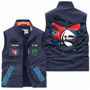 Newcastle Knights NRL Outdoor Sleeveless Vest NRL07121724028, Gift For Fan Newcastle Knights