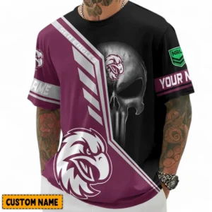 Manly Warringah Sea Eagles NRL T-Shirt NRL07121824055, Gift For Fan Manly Warringah Sea Eagles