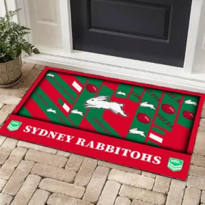 South Sydney Rabbitohs NRL Doormat NRL08122124313, Gift For Fan South Sydney Rabbitohs