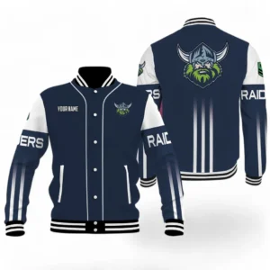 Canberra Raiders NRL Baseball Jacket NRL08122124602, Gift For Fan Canberra Raiders