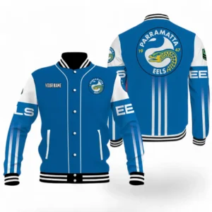 Parramatta Eels NRL Baseball Jacket NRL08122124611, Gift For Fan Parramatta Eels