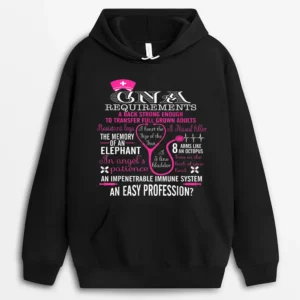 CNA Requirements  Hoodie - Black