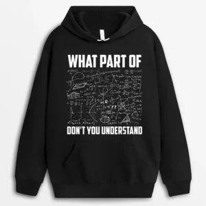 Cool Mathematics Professor Student Engineer Hoodie - Black