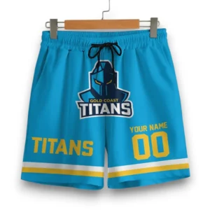 Gold Coast Titans NRL Shorts NRL17012125364, Gift For Fan Gold Coast Titans