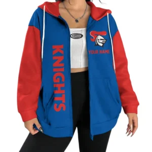 Newcastle Knights NRL Zipper Hoodie For Women NRL20012325119, Gift For Fan Newcastle Knights