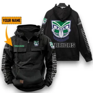 New Zealand Warriors NRL Tactical Quarter Zip Hoodie NRL29012325561, Gift For Fan New Zealand Warriors - Black