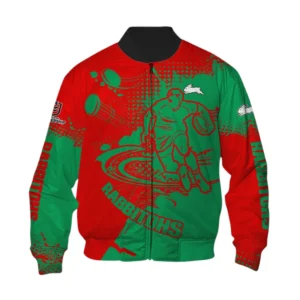 South Sydney Rabbitohs NRL Bomber Jacket NRL30012425333, Gift For Fan South Sydney Rabbitohs
