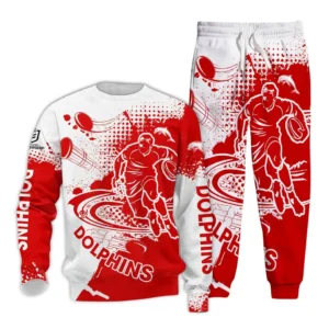 Redcliffe Dolphins NRL Sweatshirt Set NRL30012425337, Gift For Fan Redcliffe Dolphins