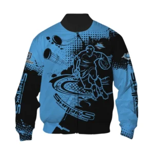Cronulla Sharks NRL Bomber Jacket NRL30012425338, Gift For Fan Cronulla Sharks