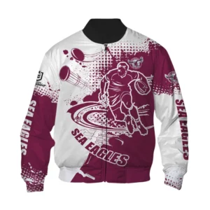 Manly Warringah Sea Eagles NRL Bomber Jacket NRL30012425339, Gift For Fan Manly Warringah Sea Eagles