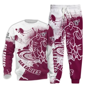 Manly Warringah Sea Eagles NRL Sweatshirt Set NRL30012425339, Gift For Fan Manly Warringah Sea Eagles