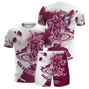 Manly Warringah Sea Eagles NRL T-Shirt Set NRL30012425339, Gift For Fan Manly Warringah Sea Eagles