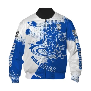 Canterbury-Bankstown Bulldogs NRL Bomber Jacket NRL30012425340, Gift For Fan Canterbury-Bankstown Bulldogs