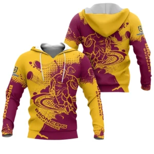 Brisbane Broncos NRL Hoodie NRL30012425341, Gift For Fan Brisbane Broncos