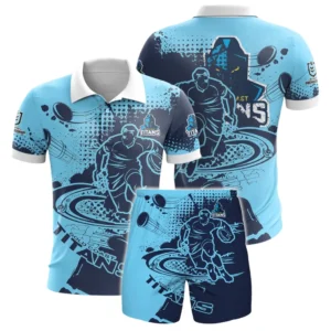 Gold Coast Titans NRL Polo Shirt Set NRL30012425346, Gift For Fan Gold Coast Titans