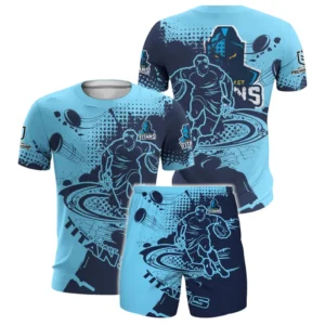 Gold Coast Titans NRL T-Shirt Set NRL30012425346, Gift For Fan Gold Coast Titans