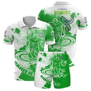 Canberra Raiders NRL Polo Shirt Set NRL30012425349, Gift For Fan Canberra Raiders