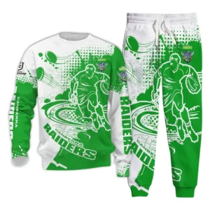 Canberra Raiders NRL Sweatshirt Set NRL30012425349, Gift For Fan Canberra Raiders