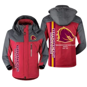 Brisbane Broncos NRL Outdoor Charging Suit NRL31012425122, Gift For Fan Brisbane Broncos - Red