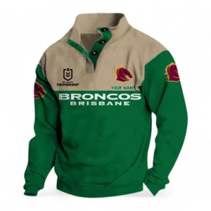 Brisbane Broncos NRL Casual Jacket NRL33012425223, Gift For Fan Brisbane Broncos - Green