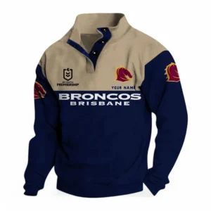 Brisbane Broncos NRL Casual Jacket NRL33012425223, Gift For Fan Brisbane Broncos - Navy