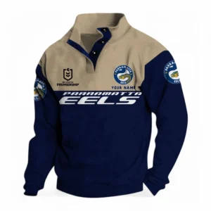 Parramatta Eels NRL Casual Jacket NRL33012425224, Gift For Fan Parramatta Eels - Navy
