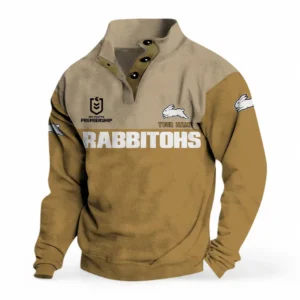 South Sydney Rabbitohs NRL Casual Jacket NRL33012425227, Gift For Fan South Sydney Rabbitohs - Khaki