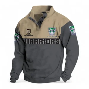 New Zealand Warriors NRL Casual Jacket NRL33012425228, Gift For Fan New Zealand Warriors - Gray