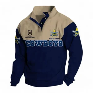North Queensland Cowboys NRL Casual Jacket NRL33012425233, Gift For Fan North Queensland Cowboys - Navy