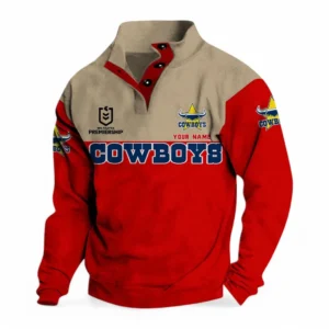 North Queensland Cowboys NRL Casual Jacket NRL33012425233, Gift For Fan North Queensland Cowboys - Red