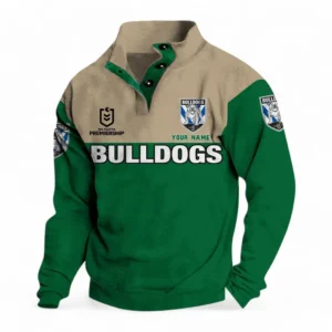 Canterbury-Bankstown Bulldogs NRL Casual Jacket NRL33012425234, Gift For Fan Canterbury-Bankstown Bulldogs - Green