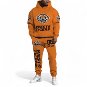 Wests Tigers NRL Hoodie Set NRL43012125119, Gift For Fan Wests Tigers