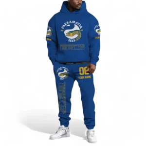Parramatta Eels NRL Hoodie Set NRL43012125125, Gift For Fan Parramatta Eels