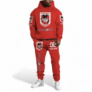 St George Illawarra Dragons NRL Hoodie Set NRL43012125127, Gift For Fan St George Illawarra Dragons