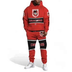 St George Illawarra Dragons NRL Hoodie Set NRL43012125138, Gift For Fan St George Illawarra Dragons